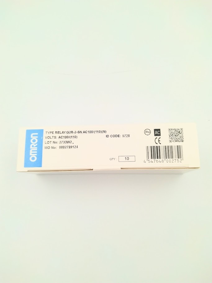 正規代理店購入 G2R-2-SN AC100V オムロン OMRON ミニパワーリレー10個拍卖