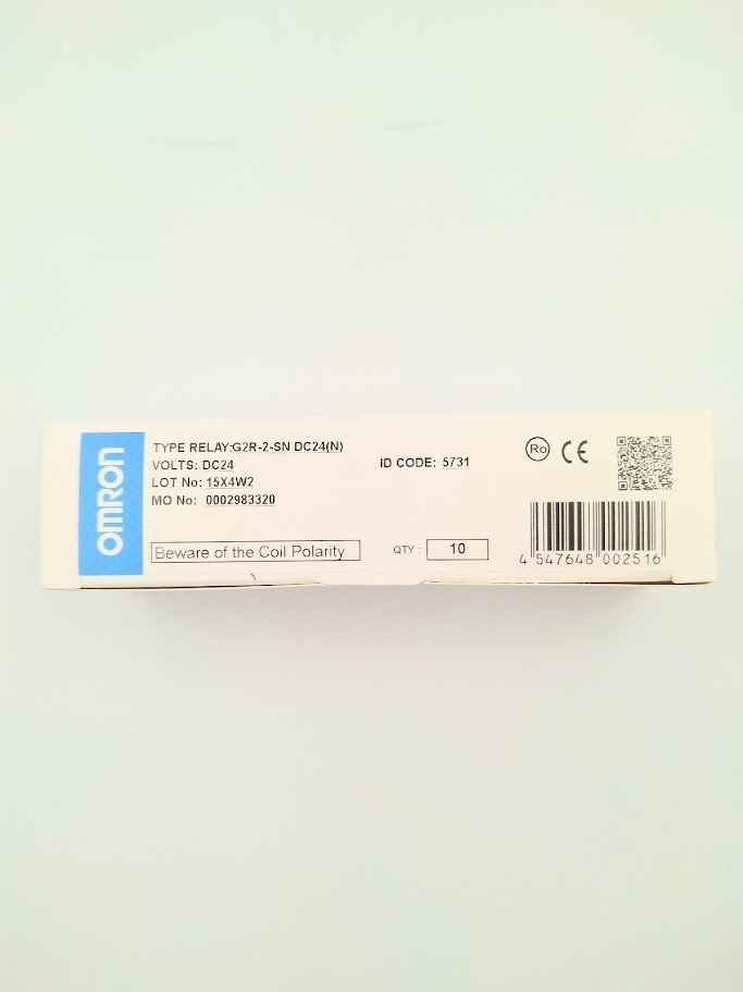 正規代理店購入 G2R-2-SN DC24V オムロン OMRON ミニパワーリレー10個拍卖