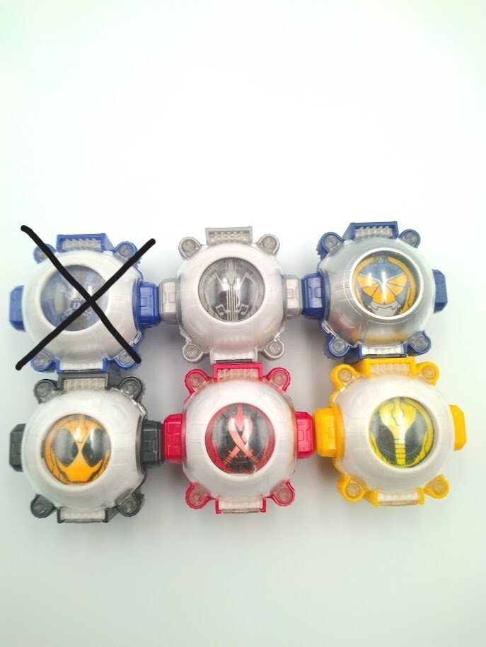 仮面ライダーゴースト ゴーストアイコン ガシャポン(Gashapon) 中古品 5個セット拍卖