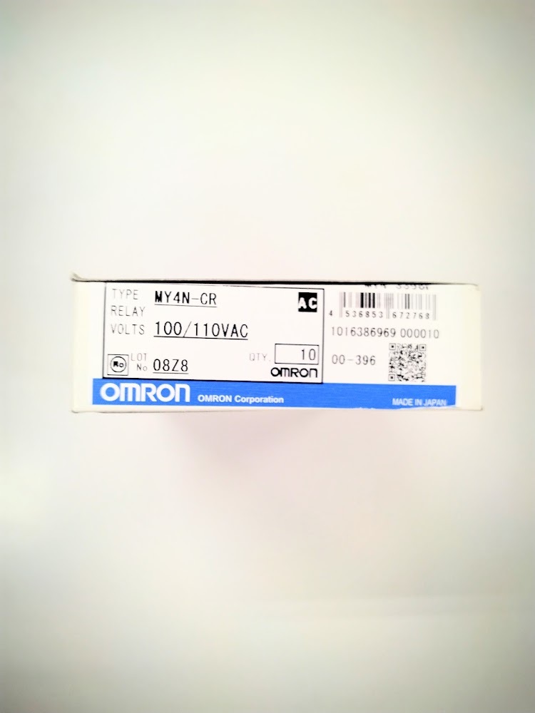 正規代理店購入 オムロン OMRON ミニパワーリレー MY4N-CR AC100V 10個拍卖