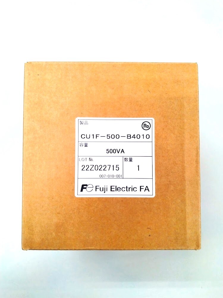 正規代理店購入 富士電機 FUJI ELECTRIC 低圧操作用トランス CU1F-500-B4010拍卖