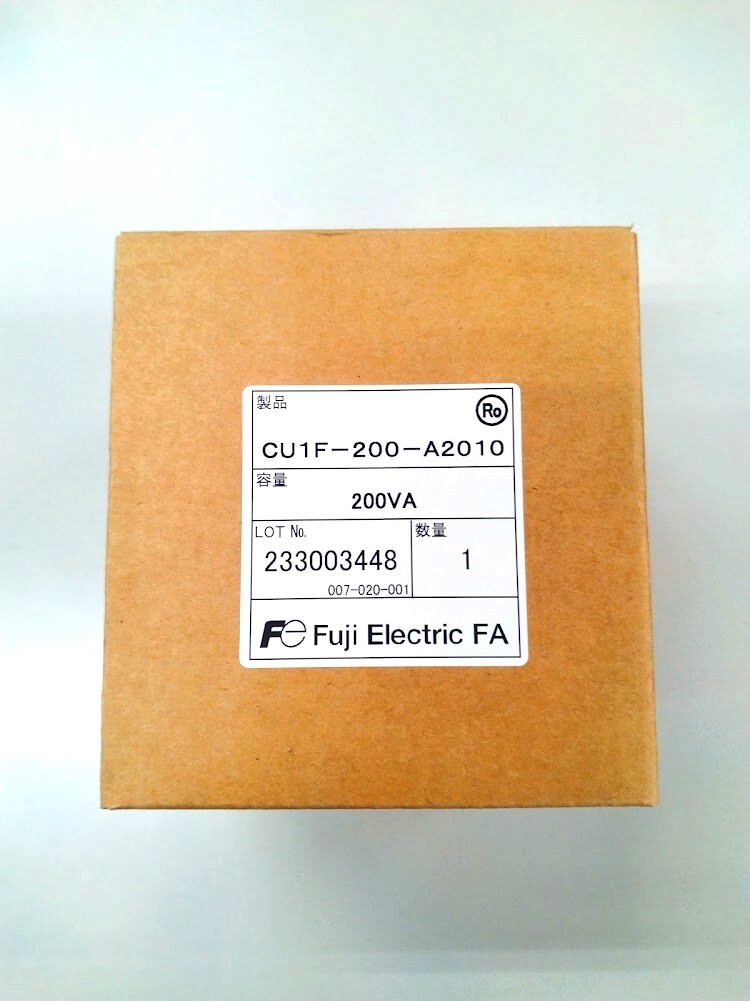 正規代理店購入 富士電機 FUJI ELECTRIC 低圧操作用トランス CU1F-200-A2010拍卖