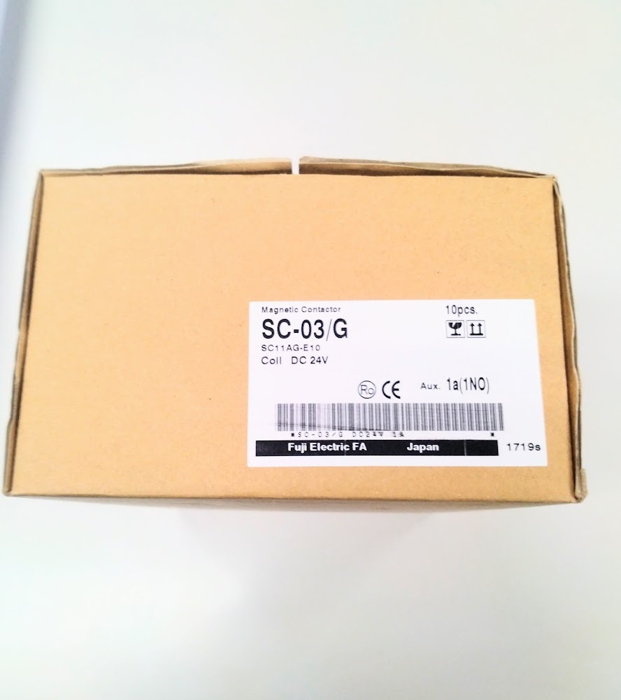 正規代理店購入 富士電機 FUJI ELECTRIC 電磁接触器 SC-03/G coil DC24V 1a 10個拍卖
