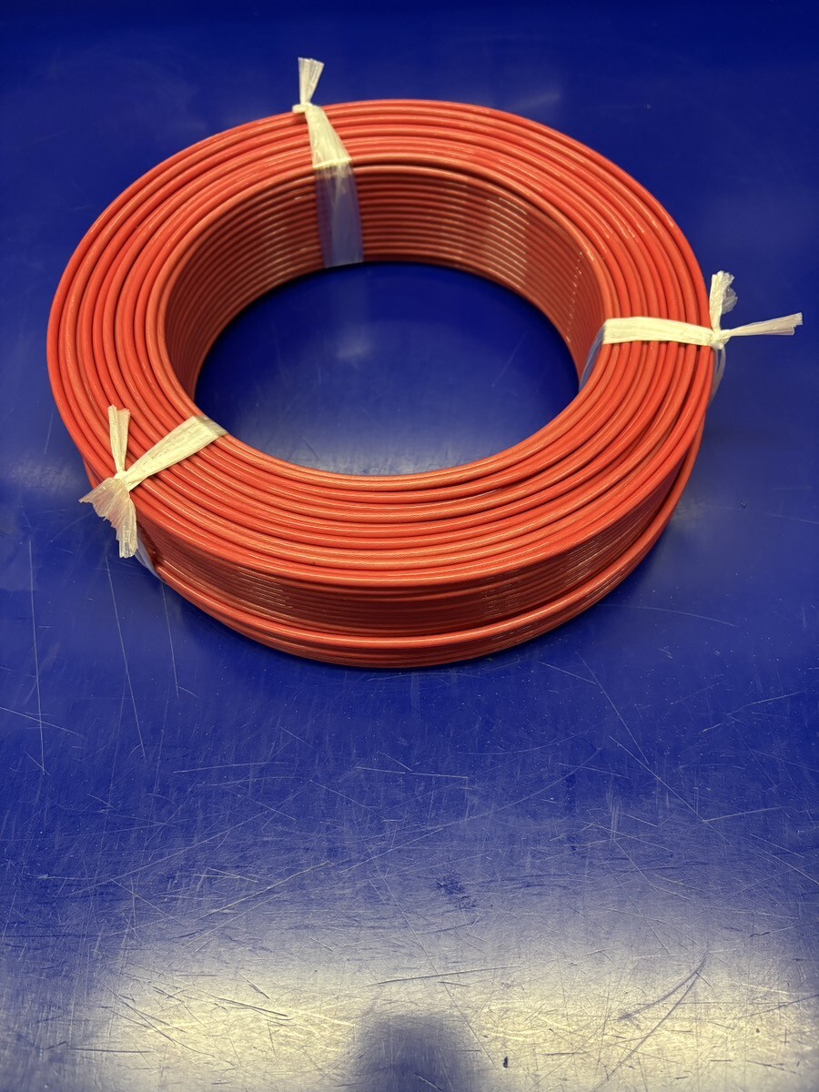 石川特殊電線 国内製造 工場直送 FEP 0.4t 3.5SQ 赤 red TA 100m拍卖