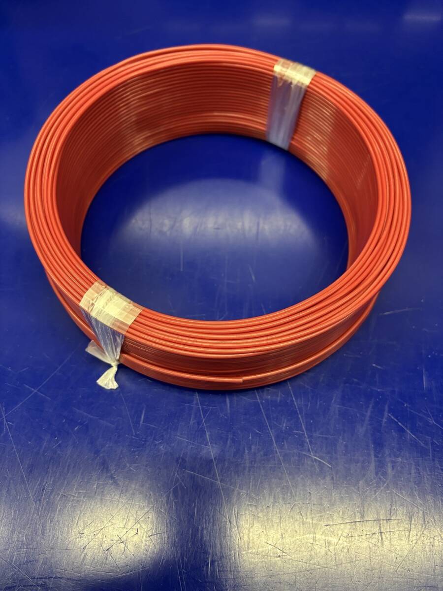 石川特殊電線 国内製造 工場直送 FEP 0.4t 0.75SQ 赤 red TA 100m拍卖