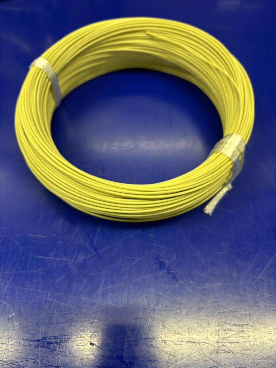 石川特殊電線 国内製造 工場直送 FEP 0.4t 0.3SQ 黄 yellow TA 100m拍卖