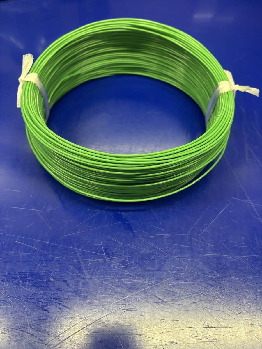 石川特殊電線 国内製造 工場直送 PFA 0.4t 0.75SQ 緑 green NA 100m拍卖