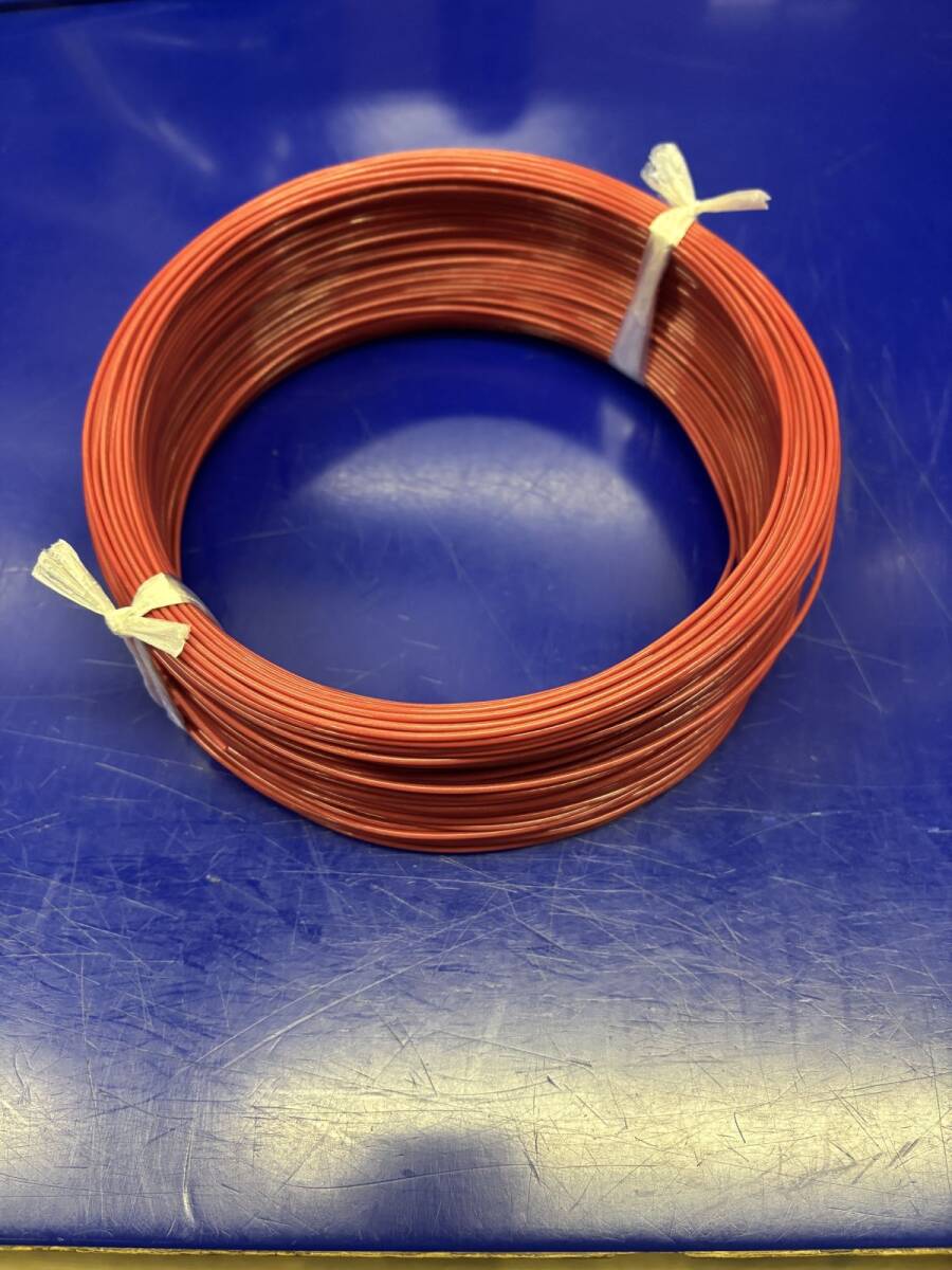 石川特殊電線 国内製造 工場直送 PFA 0.4t 0.75SQ 赤 red NA 100m拍卖