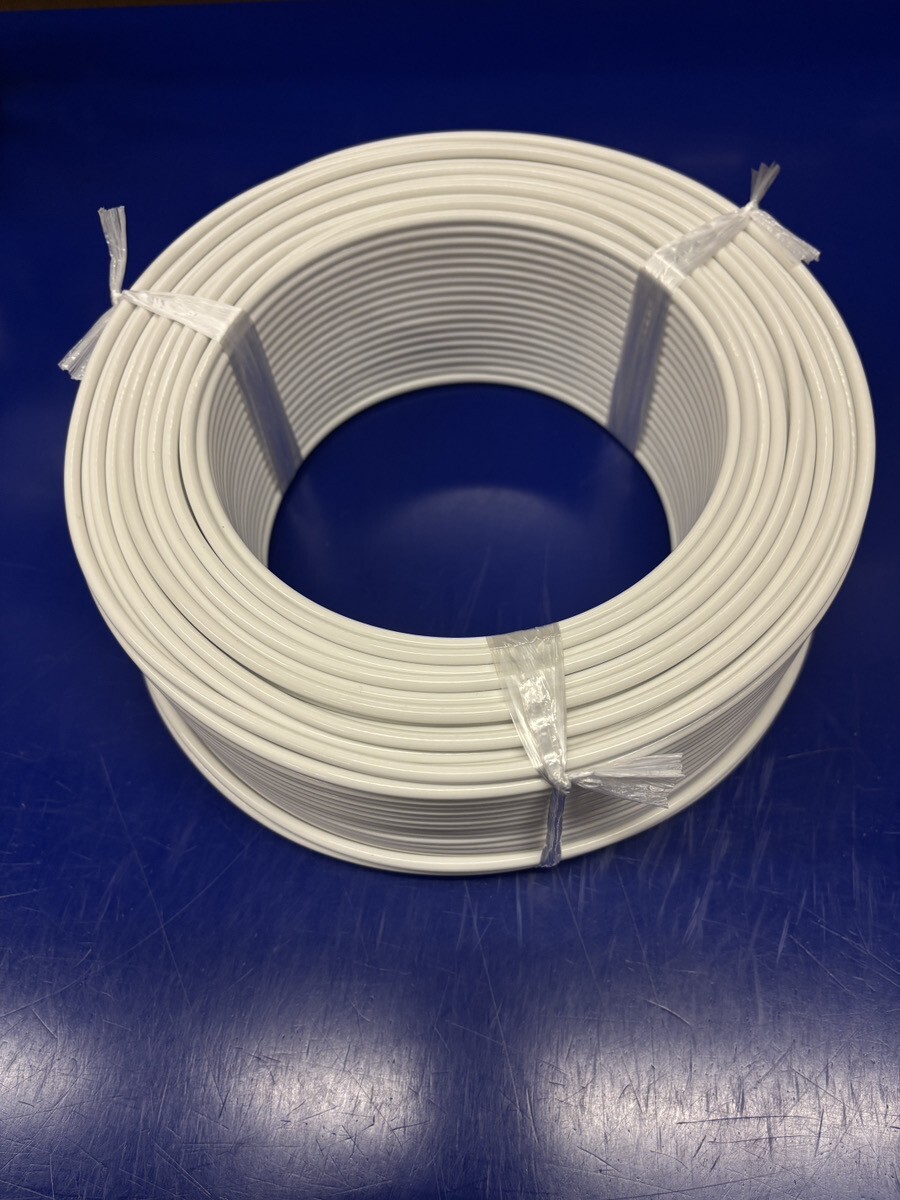 石川特殊電線 国内製造 工場直送 FEP 0.5t 5.5SQ 白 white TA 100m拍卖