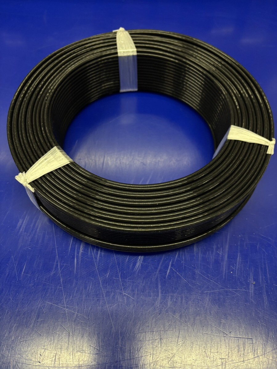 石川特殊電線 国内製造 工場直送 PFA 0.4t 3.5SQ 黒 black NA 100m拍卖