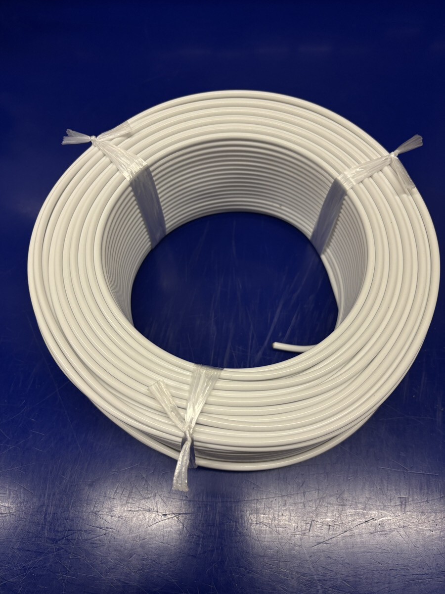 石川特殊電線 国内製造 工場直送 PFA 0.5t 5.5SQ 白 white NA 100m拍卖