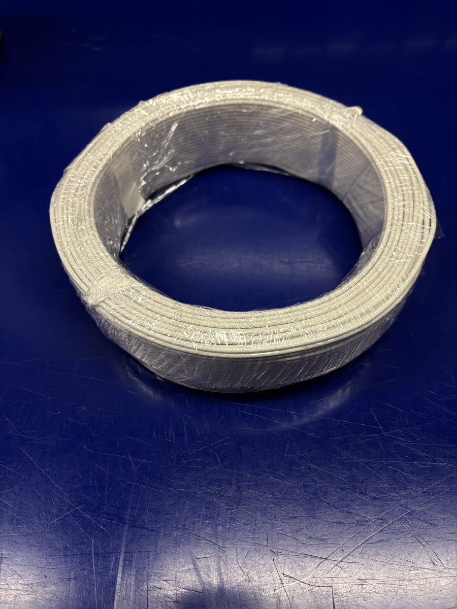 石川特殊電線 国内製造 工場直送 PFA 0.4t 1.25SQ 白 white NA 100m拍卖