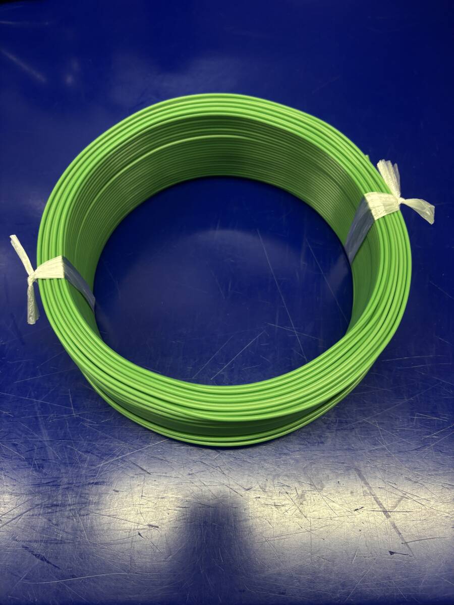 石川特殊電線 国内製造 工場直送 FEP 0.4t 0.3SQ 緑 green TA 100m拍卖