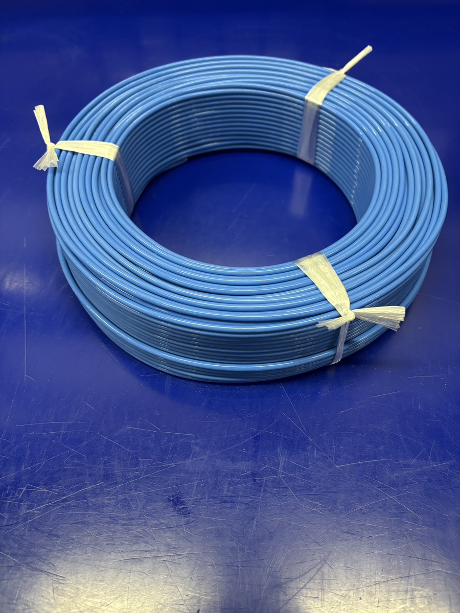 石川特殊電線 国内製造 工場直送 FEP 0.4t 3.5SQ 青 blue TA 100m拍卖