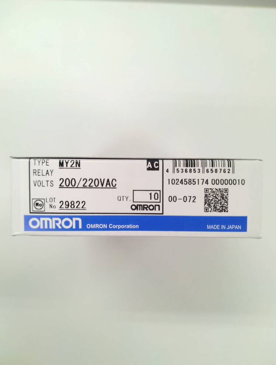 正規代理店購入 MY2N AC200V 送料無料 オムロン OMRONのミニパワーリレー10個 拍卖