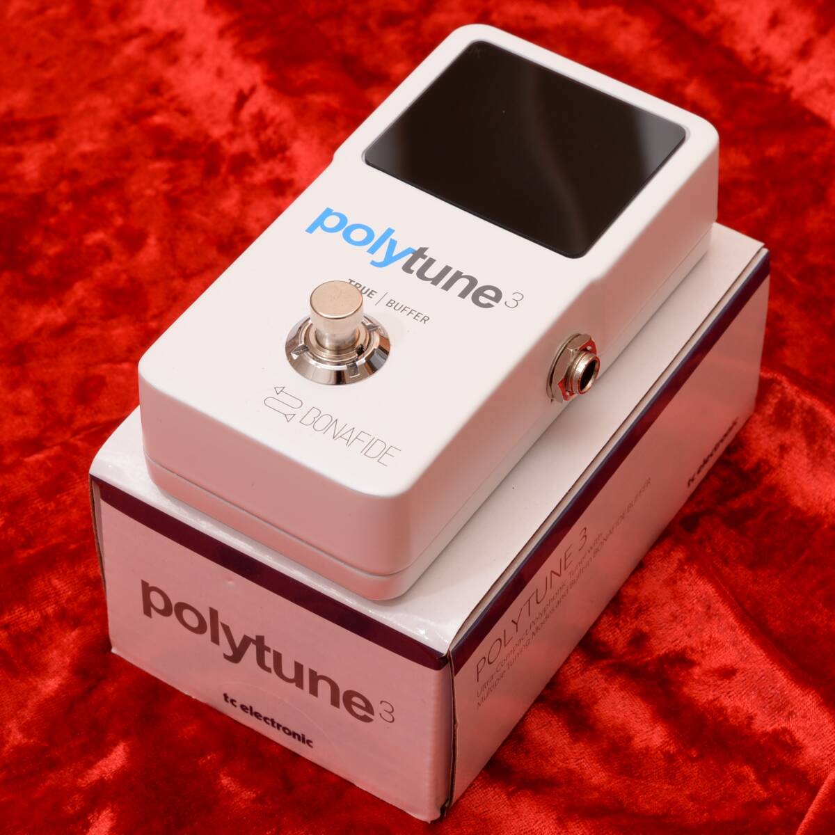 美品 tc electronic ポリフォニック チューナー POLYTUNE 3【国内正規品】 拍卖