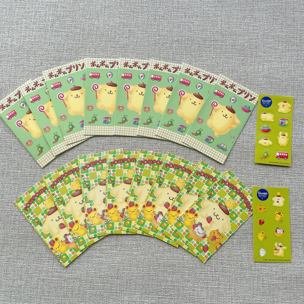 【平成レトロ】ポムポムプリン ポチ袋 お正月袋 シール 当時物 ファンシー 未使用 平成女児 平成一桁 希少 激レア 封筒 Sanrio拍卖