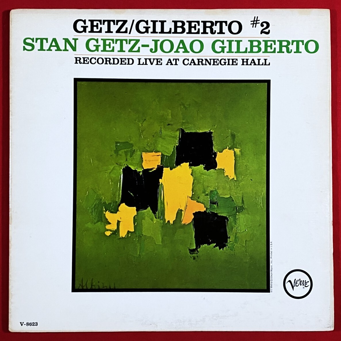 ★激美盤!【USオリジナル/MONO/深溝/RVG刻印/黒ラベル】スタン・ゲッツ & ジルベルト『Getz/Gilberto #2』Stan Joao V-8623 レコードLP拍卖