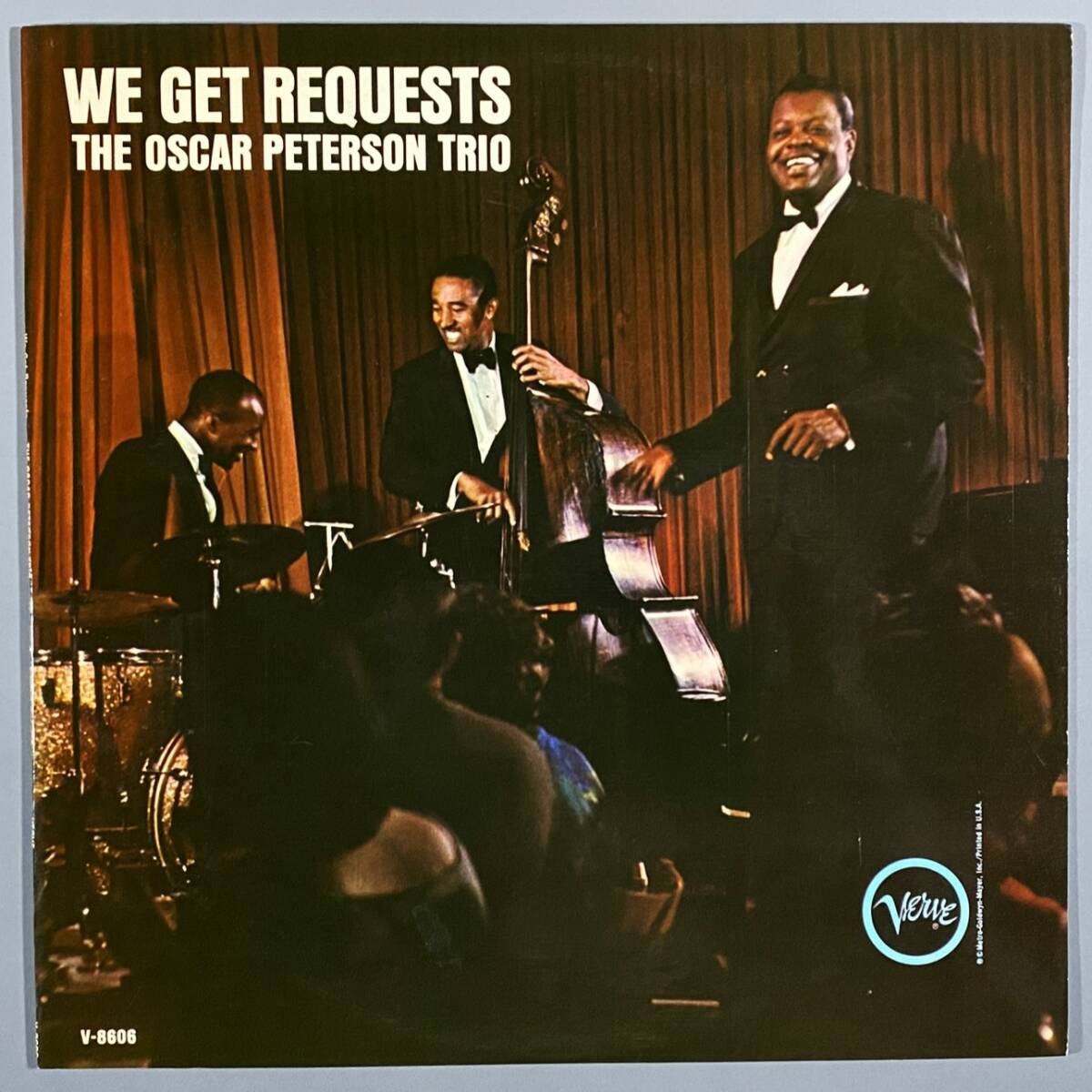 ★激レア!【USオリジナル/MONO/T字黒ラベル】オスカー・ピーターソン『We Get Requests』Oscar Peterson Trio V6-8606 LPレコードV 補償付拍卖
