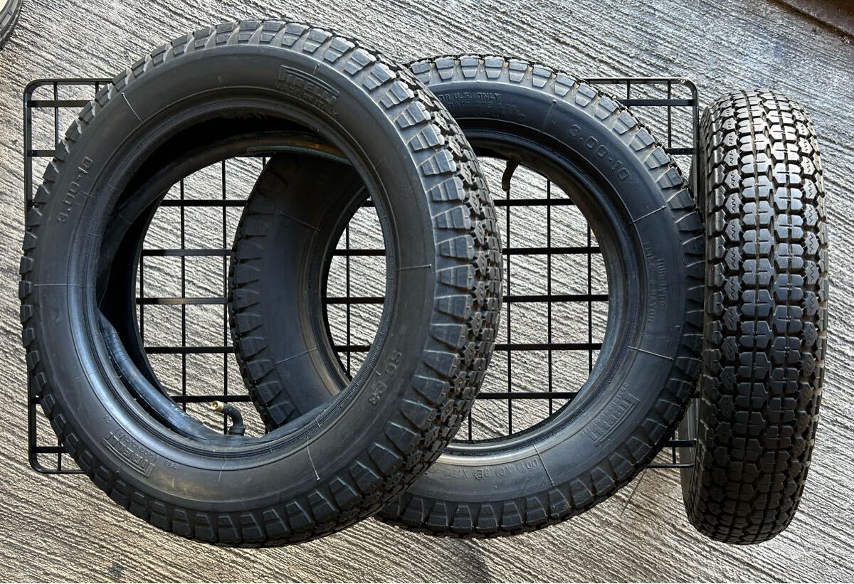 PIRELLI SC93 3.00-10 ビンテージタイヤ スペアや展示車両などの見せタイヤに拍卖