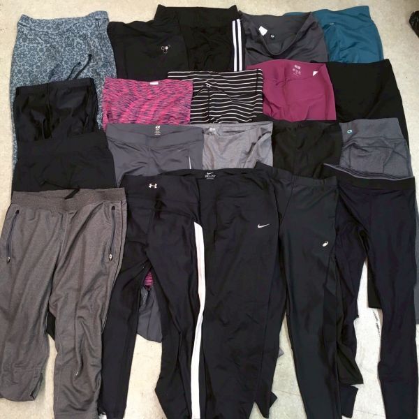 【A330】20点 レディース スパッツレギンスタイツ ナイキ アシックス アンダーアーマー ユニクロ GAP などサイズバラ(梱包100)拍卖