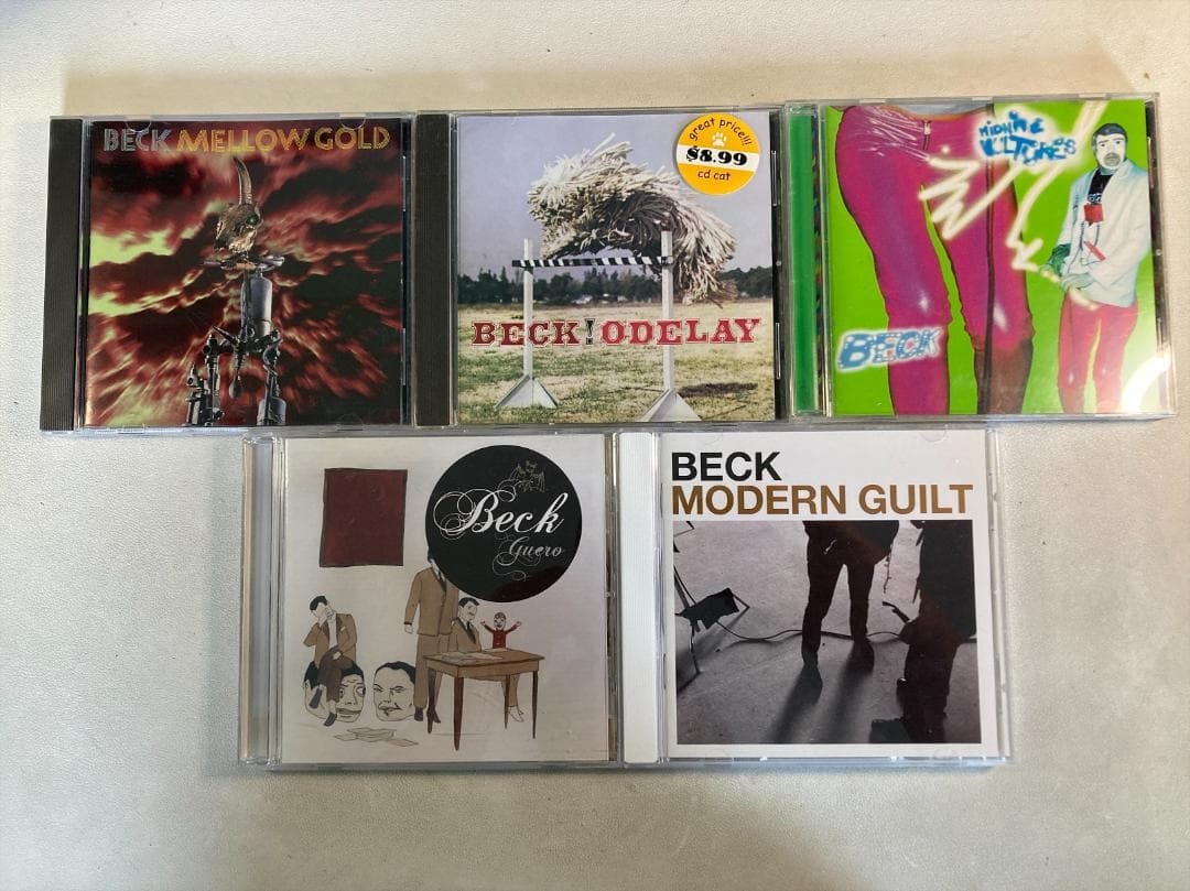 【R9273】BECK CD アルバム 5枚セット●ベック●Mellow Gold●Odelay●Midnite Vultures●Guero●Modern Guilt拍卖