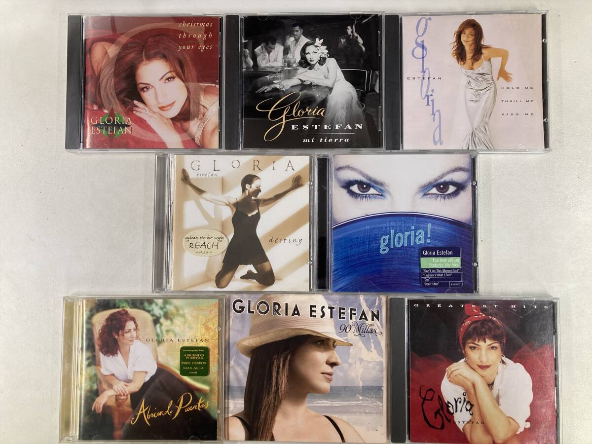 【W0435】グロリア・エステファン CD アルバム 輸入盤 8枚セット●Gloria Estefan●Abriendo Puertas●Destiny●Hold Me Thrill Me Kiss Me拍卖