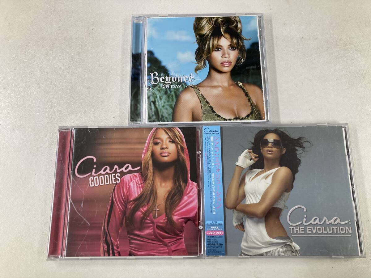 【W0487】シアラ ビヨンセ CD アルバム 3枚セット●Ciara●Beyonce●Goodies●The Evolution●B'Day拍卖