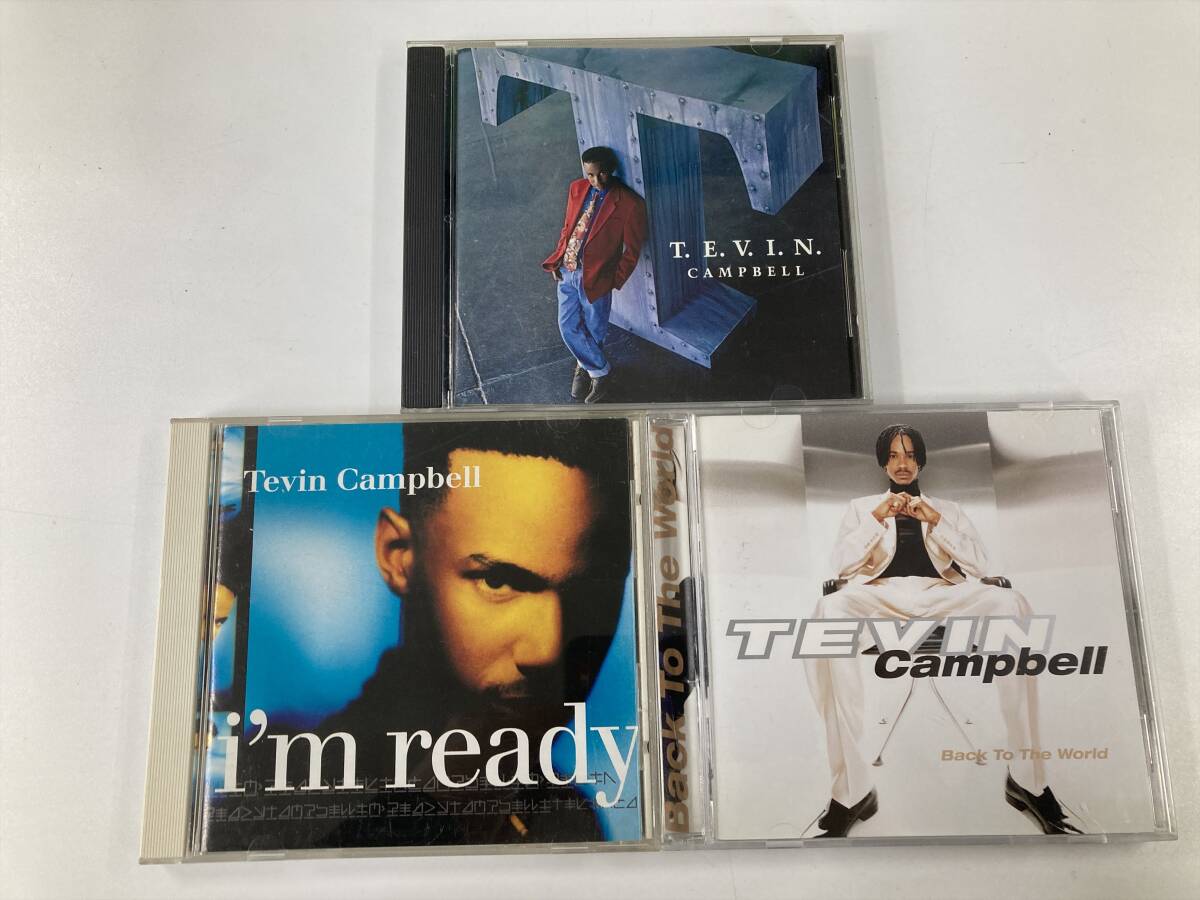 【W0500】テヴィン・キャンベル CD アルバム 3枚セット●Tevin Campbell●T.E.V.I.N.●I'm Ready●Back to the World拍卖