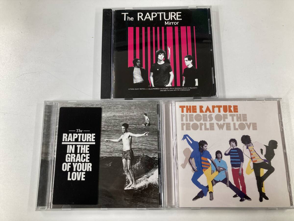 【W0541】ザ・ラプチャー CD アルバム 3枚セット●The Rapture●Pieces of the People We Love●In the Grace of Your Love●Mirror拍卖