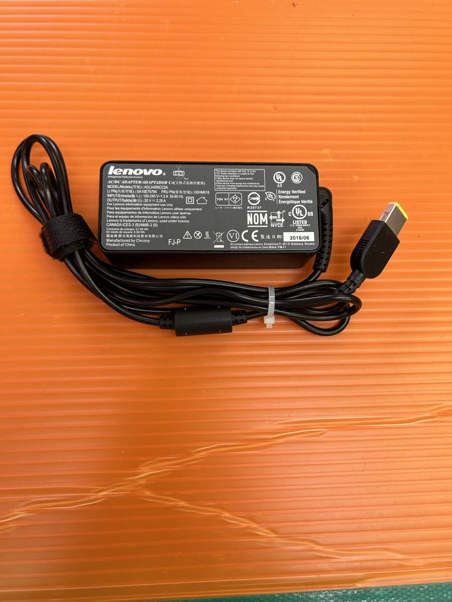 Lenovo 純正 ACアダプタ ADLX45NCC2A 20V 2.25A 角型 ケーブル無し (87拍卖