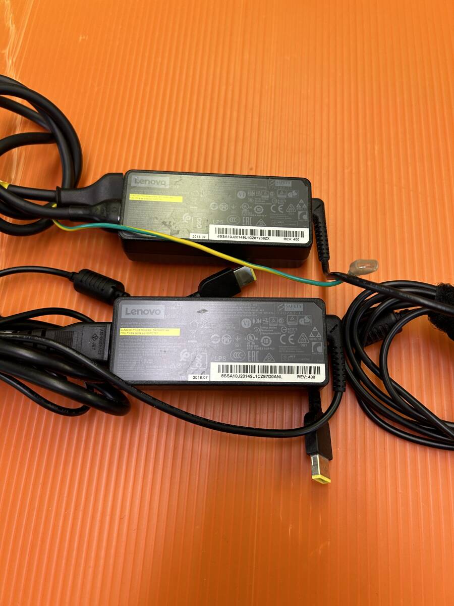 Lenovo 純正 ACアダプタ 2個セット PA-1650-72 IS 20V 3.25A 角型 (16拍卖