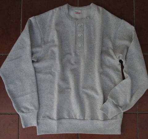 特価!正規ライセンス!1900年アメリカで誕生!ヘンリーネックの元祖「ヘルスニット」が作るヘンリーネック・スエット!アッシュグレイ:M拍卖