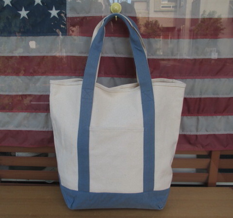 SALE!アメリカ発!1975年:アメリカ:バーモント州で誕生!CONFORT・COLORS(USA)22オンス・ヘビーウエイト・キャンバス・トート!2拍卖