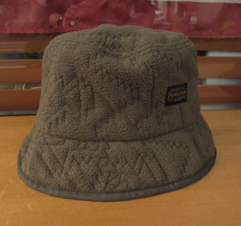 SALE!ペンドルトン(USA)日本企画!PENDLETON(USA)フリース・キルティング・バケットハット(オリーブ)拍卖