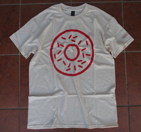 SALE!アメリカより入荷!マクドナルド×クリスピークリーム・コラボT!McDONALDS(USA)×KRISPY・KREME・DOUGNNUTS(USA)Lサイズ拍卖