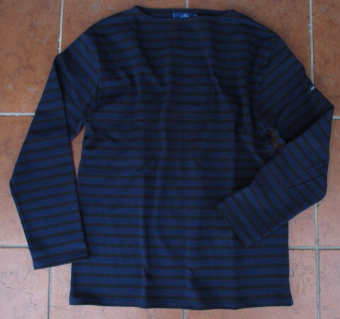 特価!2025年モデル!セントジェームス(フランス)定番商品!人気のOUESSANT(厚手素材)ボーダー(ネイビー×ブラック:T6サイズ)拍卖