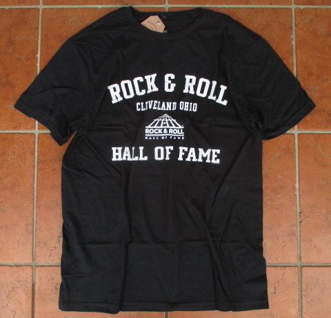 SALE!音楽ファン必見!音楽の殿堂:オフィシャル!カリフォルニア発!TEE・LUV(USA)ROCK&ROLL・OF・FAME・TEE!ブラック:Lサイズ拍卖