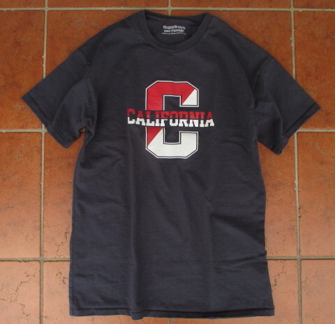 SALE!アメリカ製!こだわりのTシャツ!SLOPPY・NEO・VINTAGE(USA)ネオ・ヴィンテージ・Tシャツ「CALIFORNIA25」ネイビー:XLサイズ拍卖