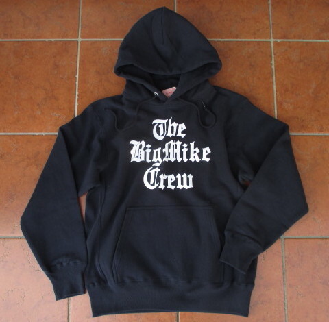 SALE!アメリか:イリノイ州発!BIGMIKE(USA)サイドパネル仕様!マイク・クルー・ロゴ・スエットパーカー!ネイビー:Mサイズ拍卖
