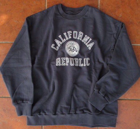 特価!25年モデル!アメリカ製!限定モデル!SLOPPY・SUPPLY(USA)のヴィンテージライン「NEO・VINTAGE」スエット「REPUBLIC」ネイビー:M拍卖