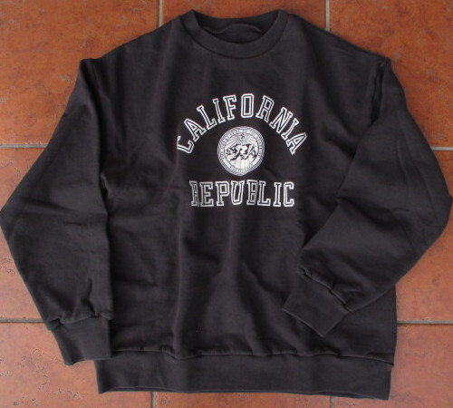 特価!25年モデル!アメリカ製!限定モデル!SLOPPY・SUPPLY(USA)のヴィンテージライン「NEO・VINTAGE」スエット「REPUBLIC」ブラック:L拍卖