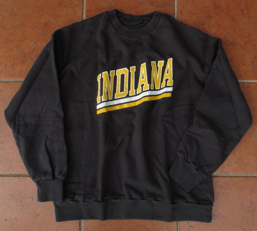 特価!25年モデル!アメリカ製!限定モデル!SLOPPY・SUPPLY(USA)のヴィンテージライン「NEO・VINTAGE」スエット「INDIANA」ブラック:L拍卖