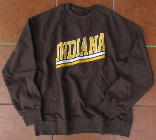 特価!25年モデル!アメリカ製!限定モデル!SLOPPY・SUPPLY(USA)のヴィンテージライン「NEO・VINTAGE」スエット「INDIANA」ブラウン:M拍卖