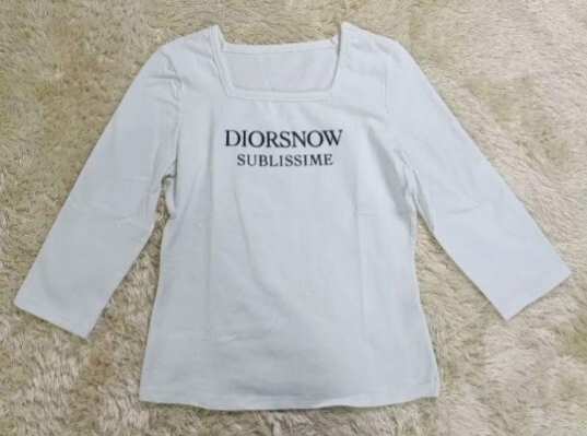 Christian Dior クリスチャン・ディオール カットソー【サイズ42 L相当】【コットン】【希少】【良品】2500円スタート拍卖