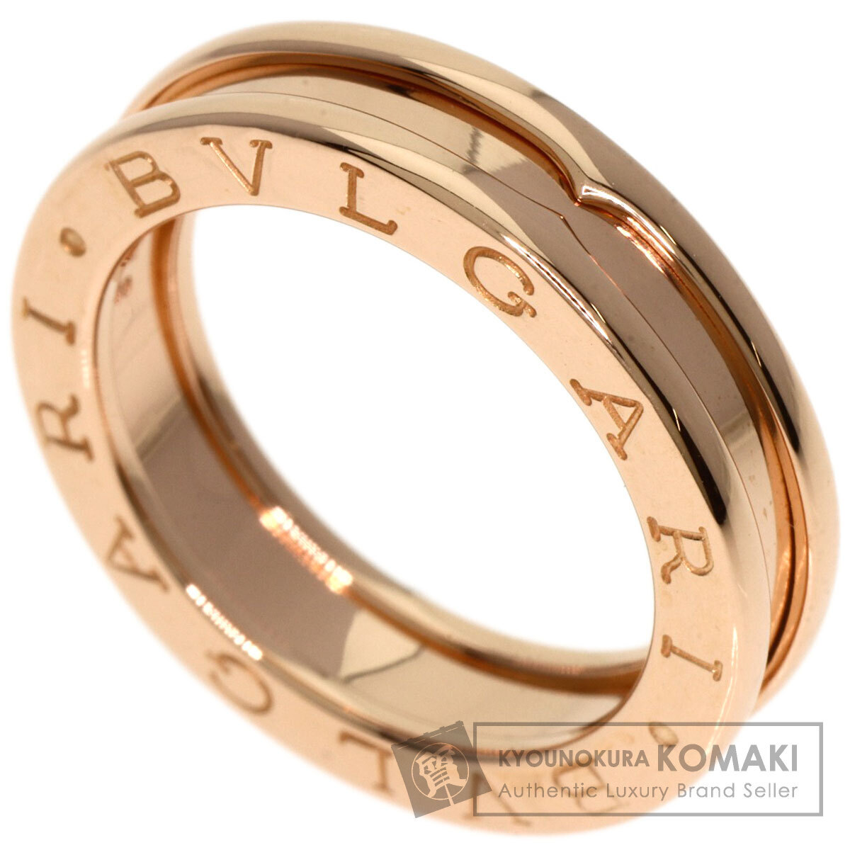 BVLGARI ブルガリ B-zero1 ビーゼロワン 1バンド #49 リング・指輪 K18ピンクゴールド レディース 中古拍卖