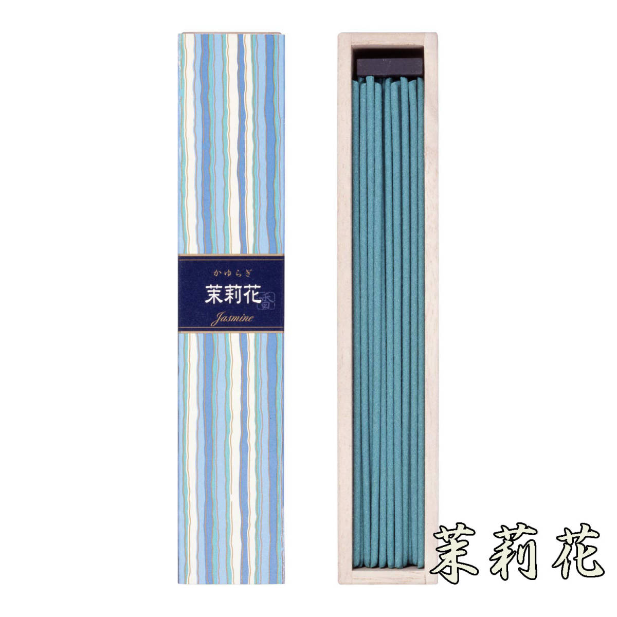 【日本香堂・かゆらぎ】茉莉花(40本入り・香立て付き)◆スティック/お香/インセンス/リラクゼーション拍卖