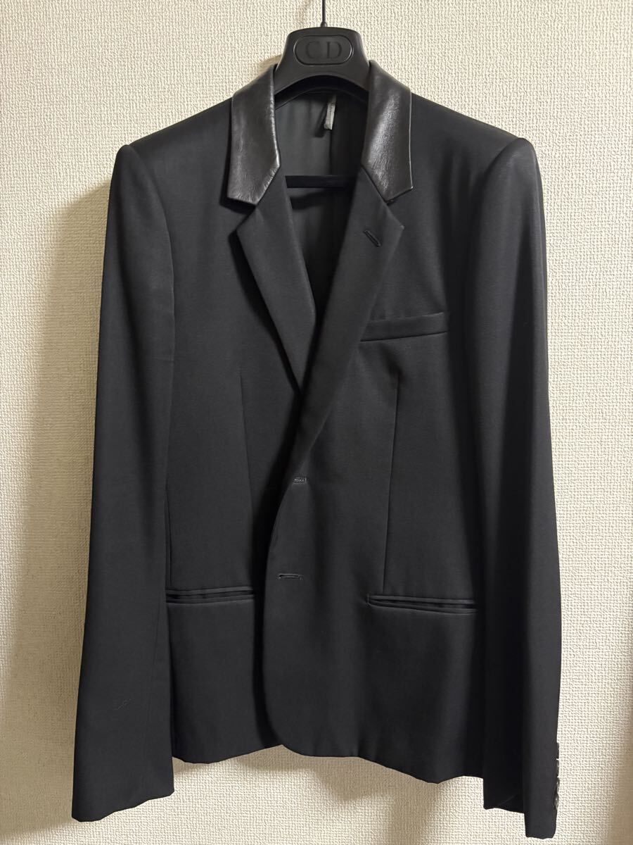 05ss dior hommeレザーラペルジャケット 50 ディオールオム エディスリマン hedi slimane saint laurent paris拍卖