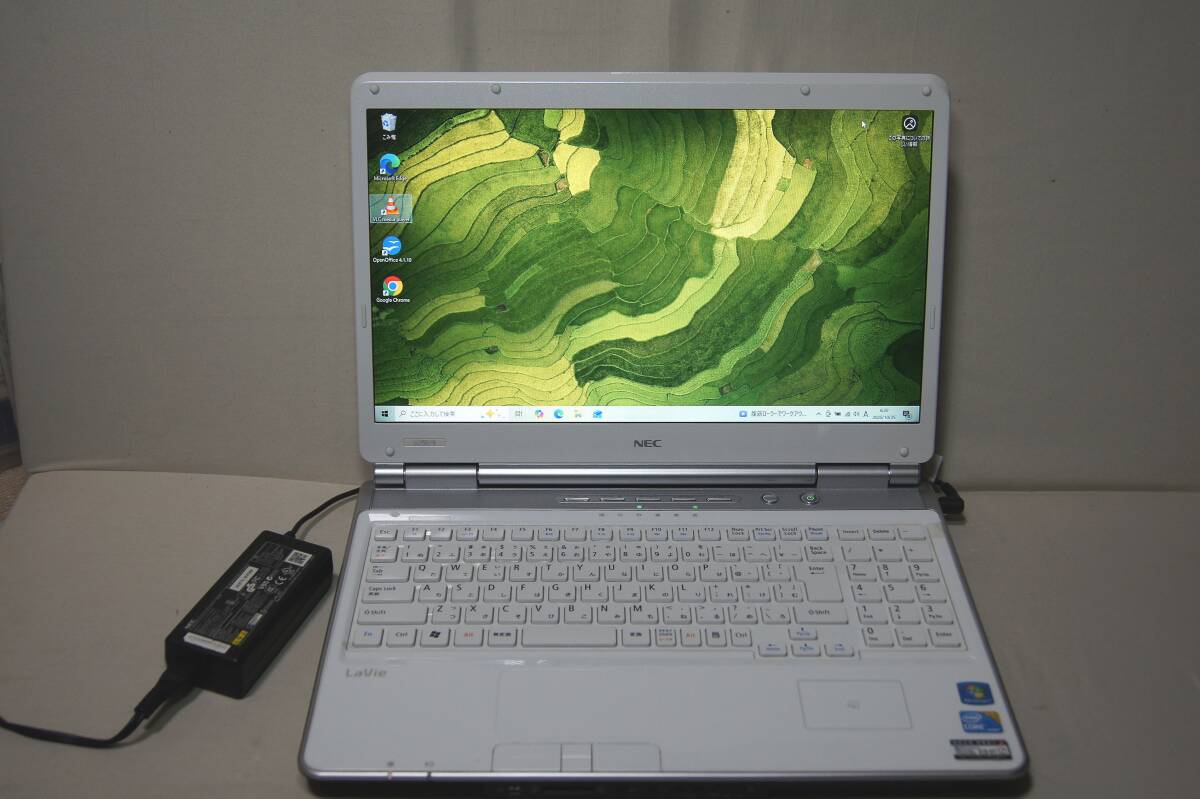 NEC☆LaVie【LL750/B】ACアダプタ付属/バッテリ-NG●Windows10/Intel Core i5 M450/4GB/80GB/16型/BD/DVD/無線LAN●中古現状品 拍卖