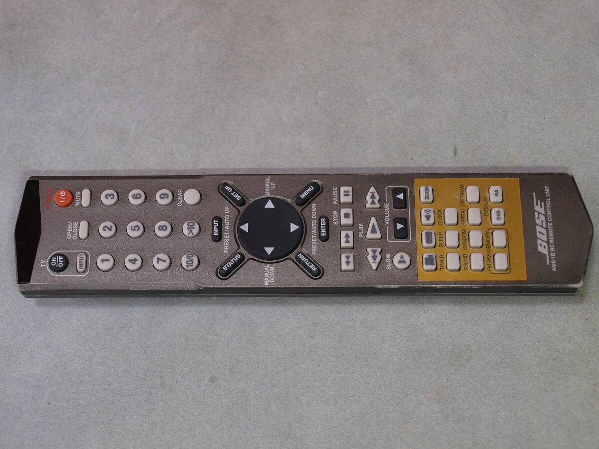 BOSE☆ボーズ■AMS-1Ⅲ RC REMOTE CONTROL UNIT●リモコン■設定動作・発光確認●中古現状★発送185円拍卖